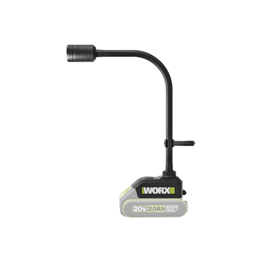 웍스 플랙시블 LED 충전라이트 베어툴 20V WU028.9 - 상세 이미지 2