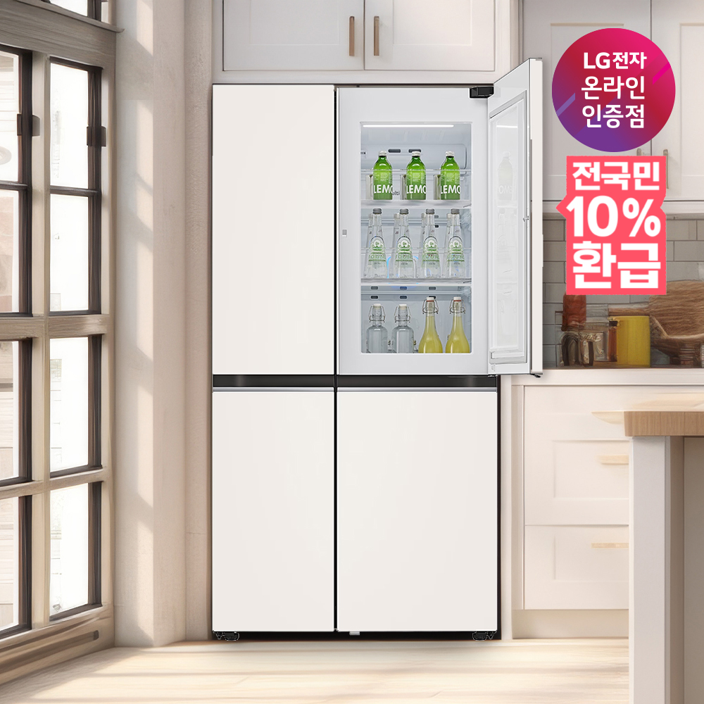LG 디오스 오브제컬렉션 매직스페이스 2도어 냉장고 S834MEE30E 832L 1등급