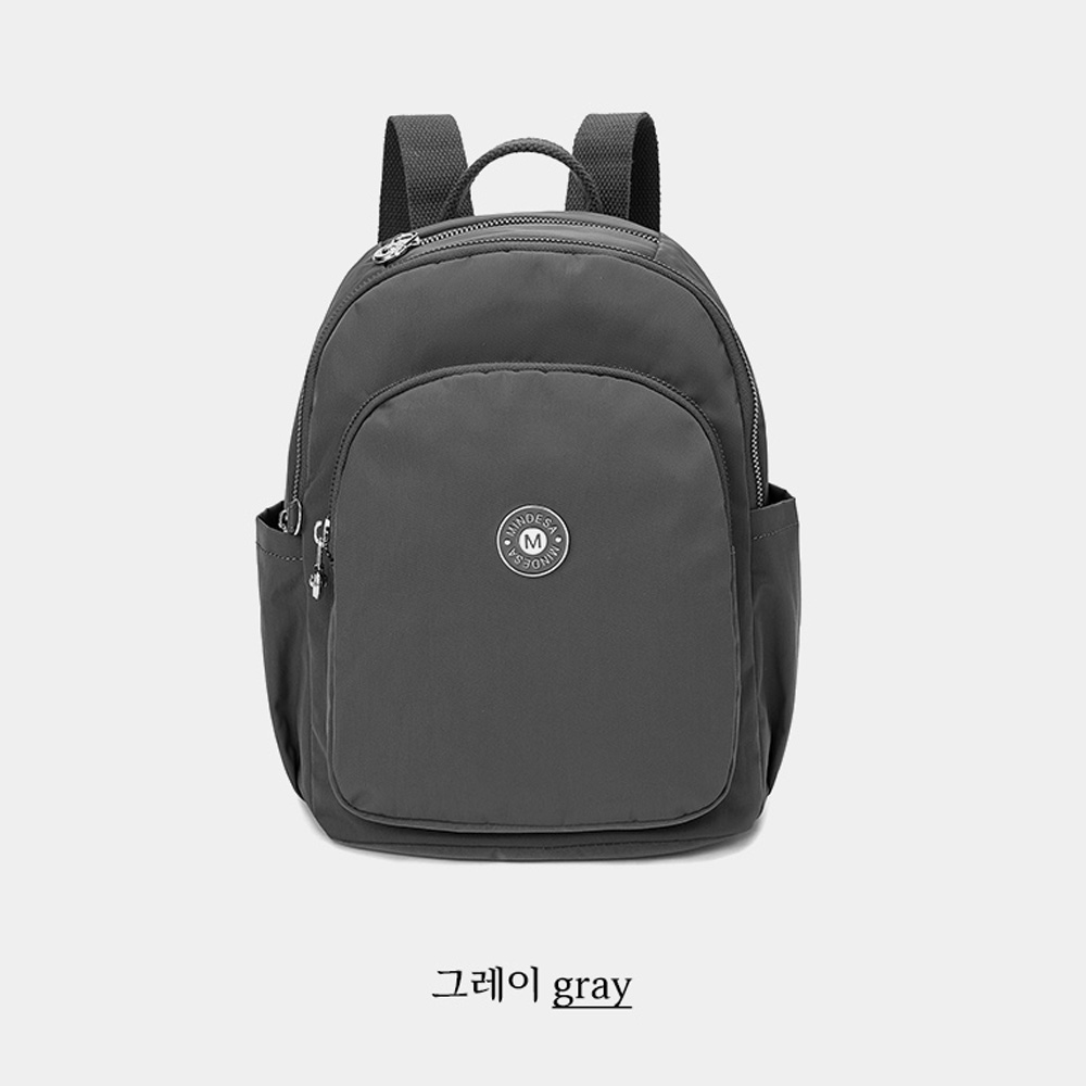 아담한 미니 여성백팩 여대생 직장인 엄마 나들이 외출 여행 가벼운 나일론 방수 작은 백팩 - 상세 이미지 4
