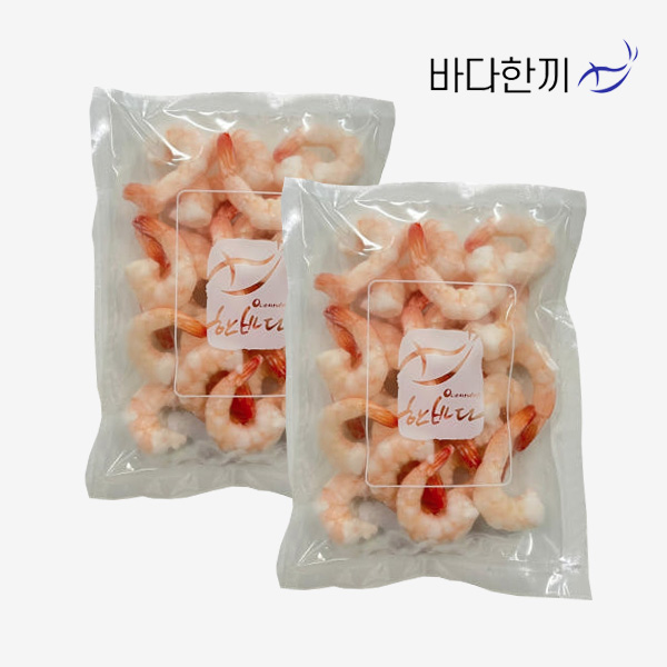 바다한끼 살이통통 자숙 칵테일새우 1kg 냉동 새우살 손질 요리용 - 상세 이미지 2