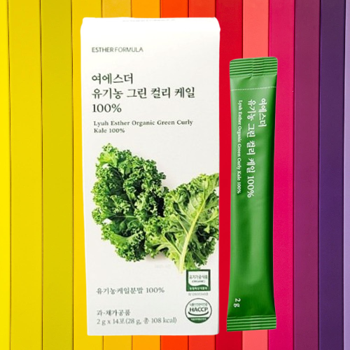 에스더포뮬러 컬리 케일 곱슬 분말 유기농 14포X3박스 - 상세 이미지 2
