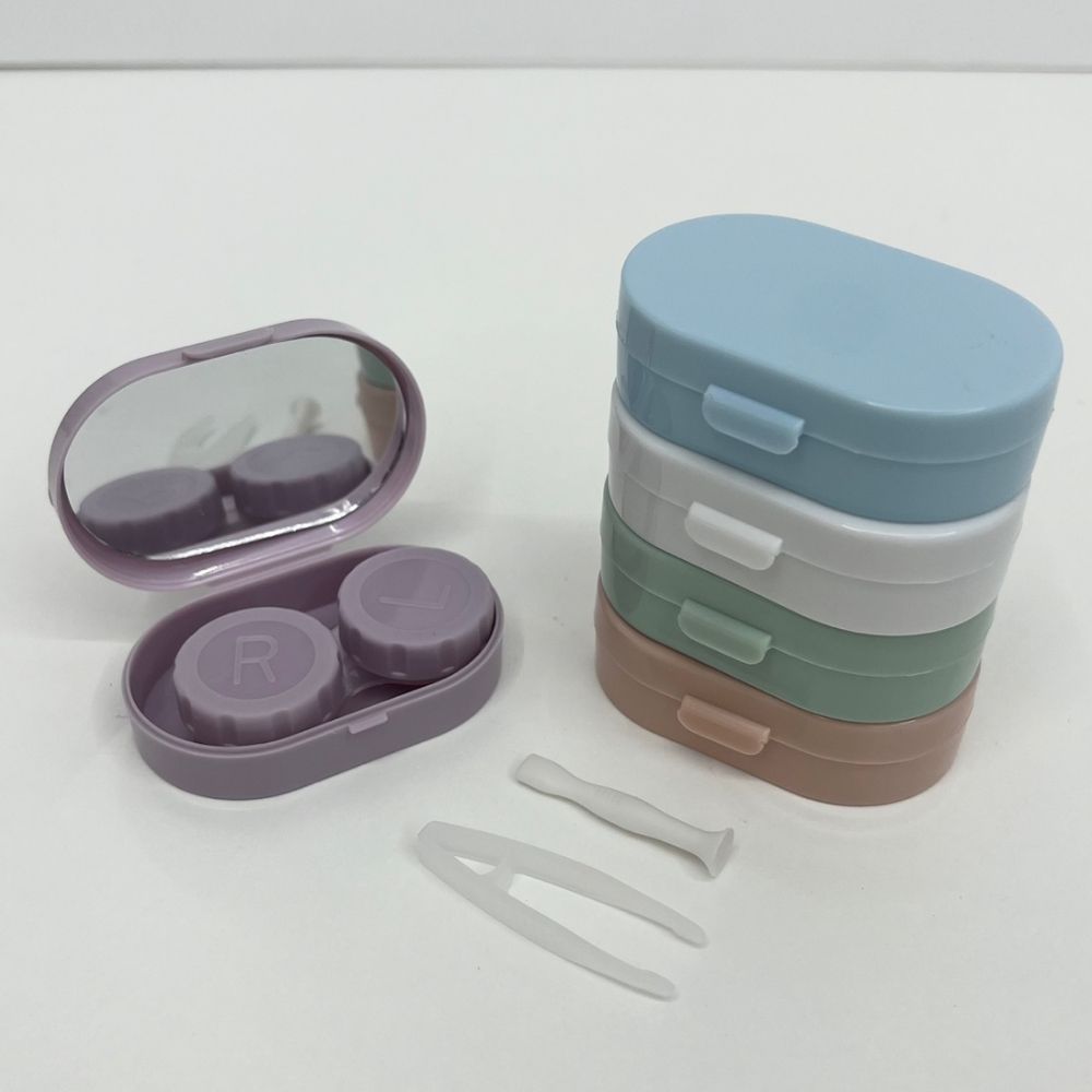 렌즈보관 렌즈케이스 렌즈 케이스 렌즈집게 렌즈통 렌 - 상품 이미지
