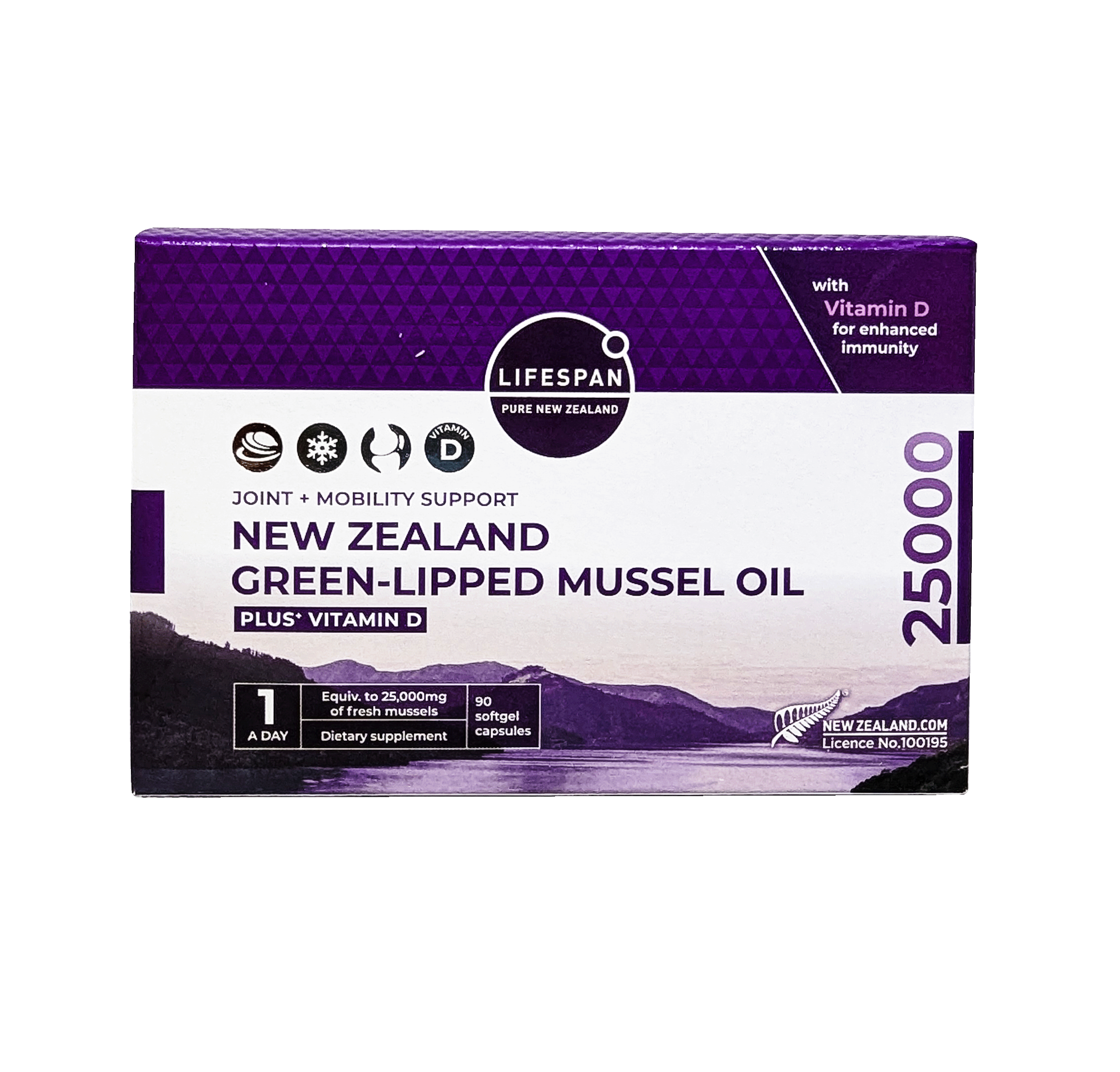 라이프스팬 뉴질랜드 초록입홍합 오일 (25000mg, 90캡슐) x5개 1세트 초록잎홍합 - 상세 이미지 3