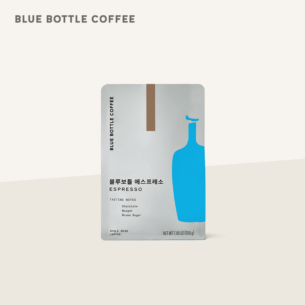 [공식] 블루보틀 커피 블렌드 에스프레소 홀빈 원두 200g Blue Bottle Coffee Blend Espresso - 상품 이미지