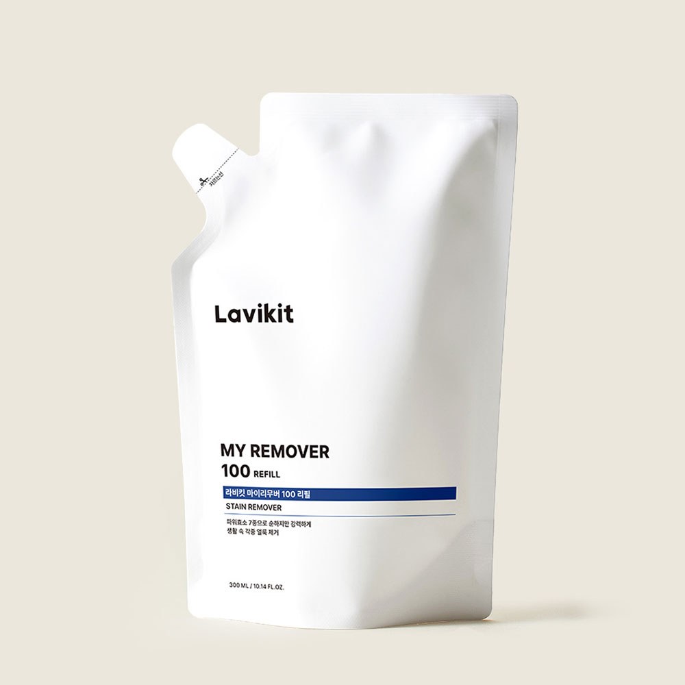 라비킷 마이리무버 본품 300ml 1개 + 리필팩 300ml 1개 얼룩 찌든때 제거제 - 상세 이미지 3