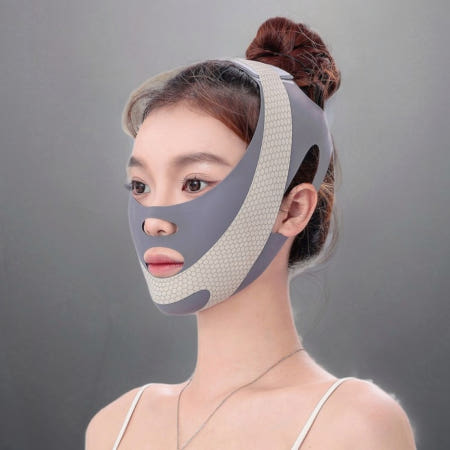 얼굴밴드 브이라인 탄력밴드 페이스 리프팅 착용형 안면