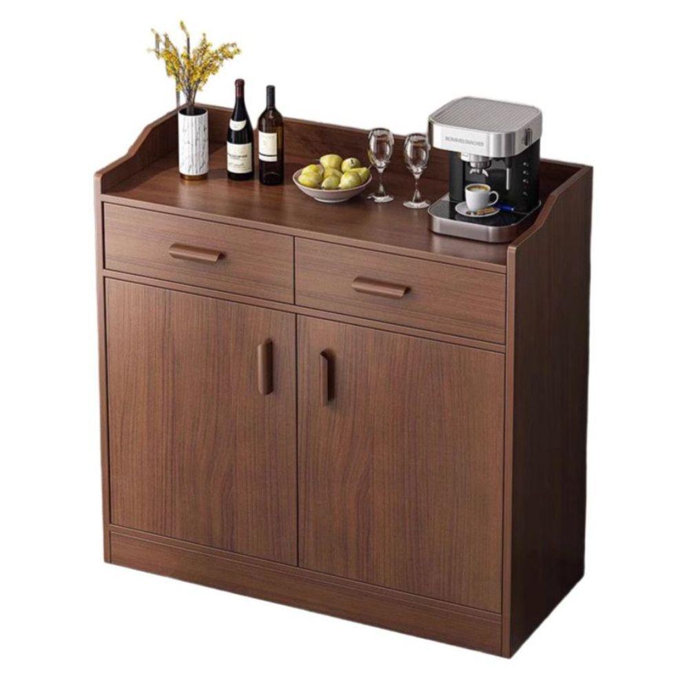 카페 반납대 원목 수납장 셀프바 종이 퇴식대 테이블 수거대 80cm 65x40cm 브라운 - 상품 이미지