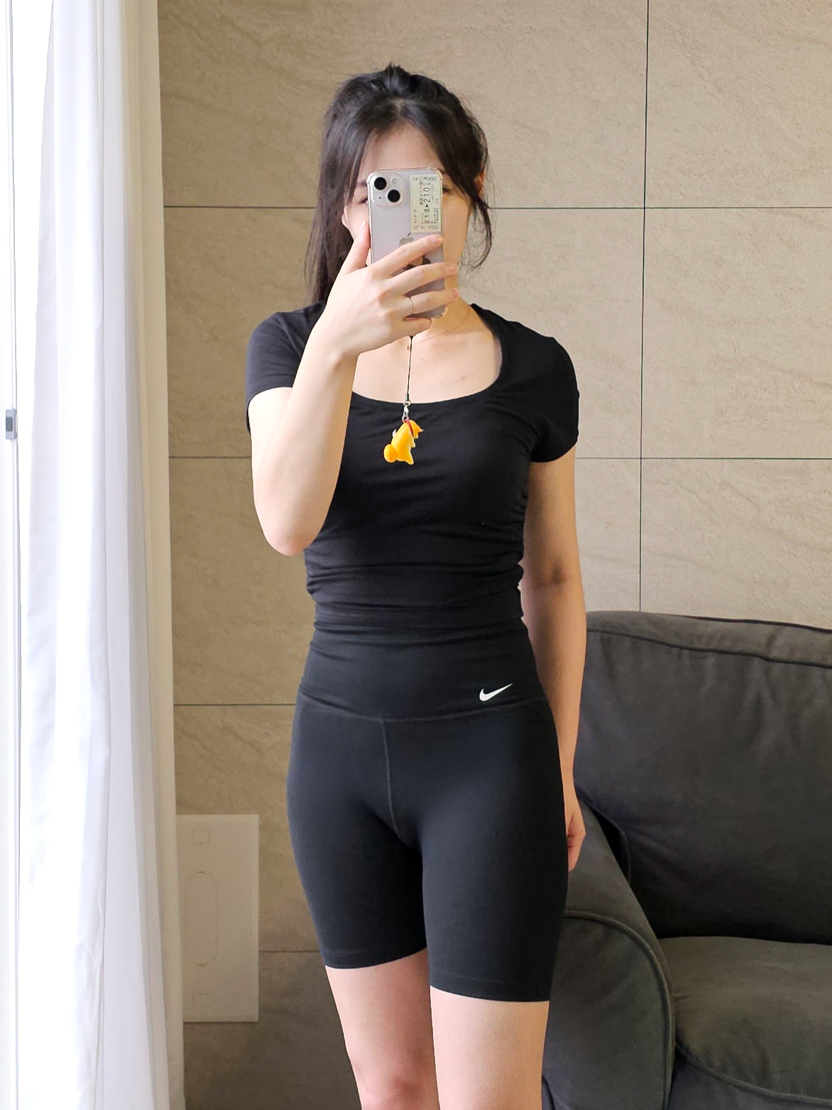 나이키 여성 짧은 숏 레깅스 반바지 바이커쇼츠 여름 쫄반바지 이미지 6