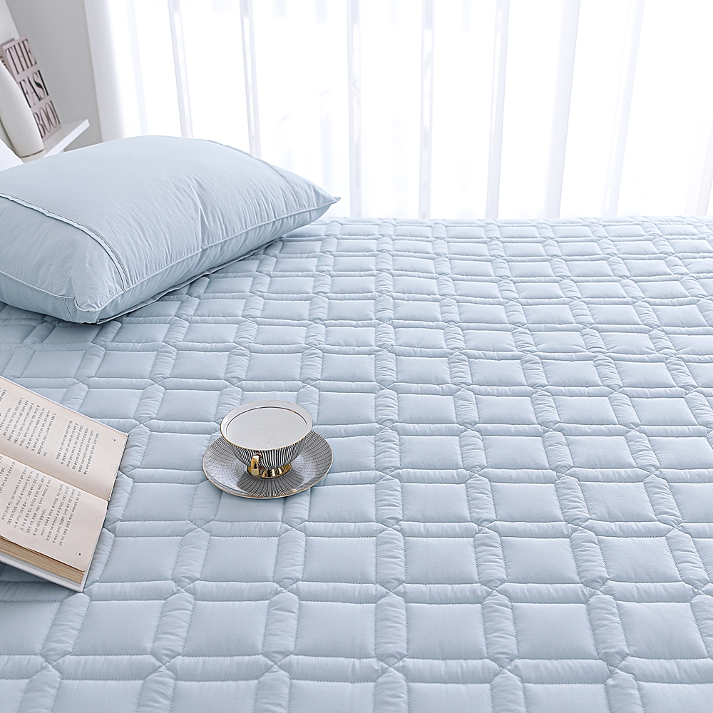 나라데코 부드러운 고밀도 순면 먼지없는 사계절 밴딩 침대패드 SS