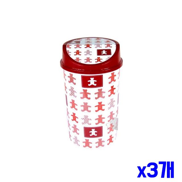휴지통 스윙 뚜껑형 대 x3개 가정용휴지통 생활용품 - 상품 이미지