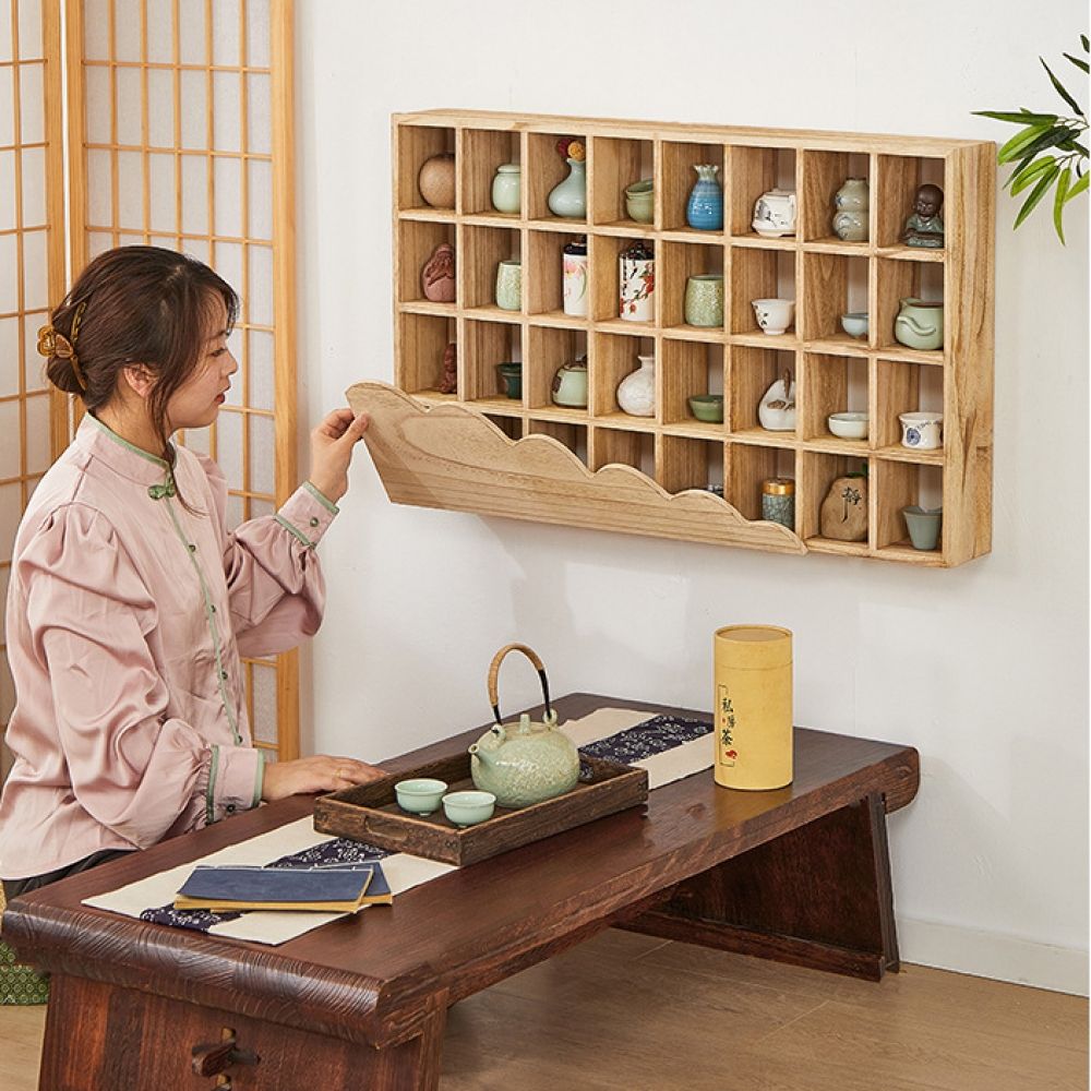 오동나무 찻잔 진열장06