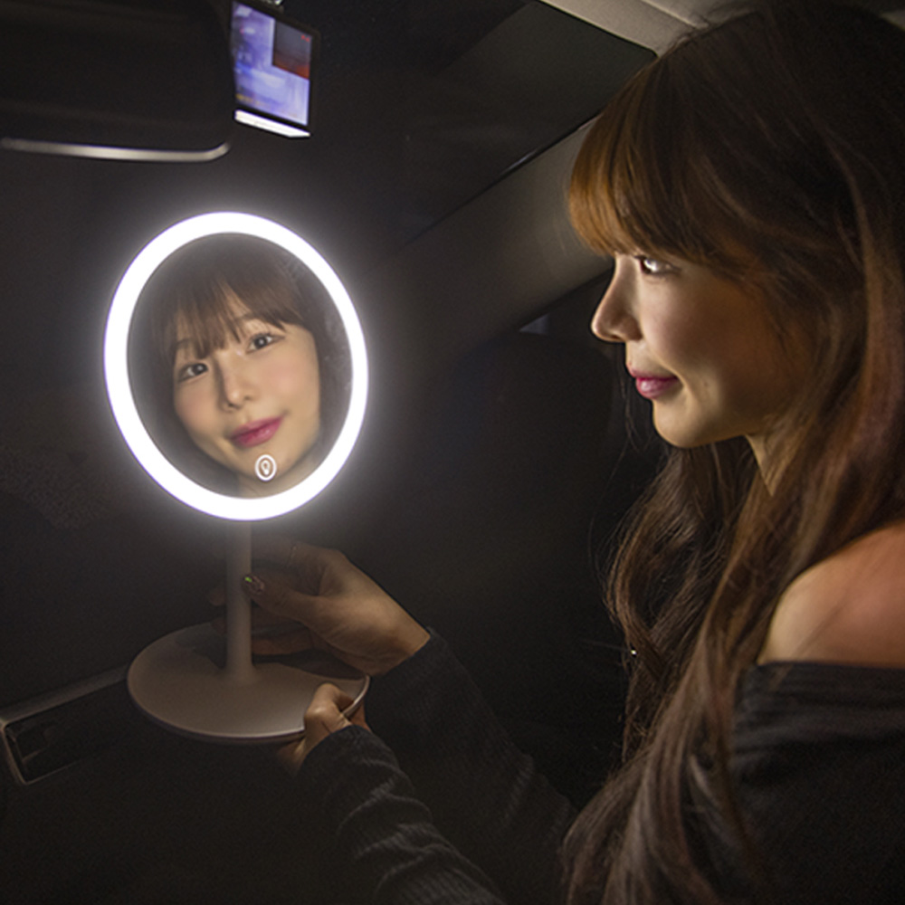 NAVEE LED 조명 탁상 거울 화장 메이크업 무드등 확대경 NV53-CMR7