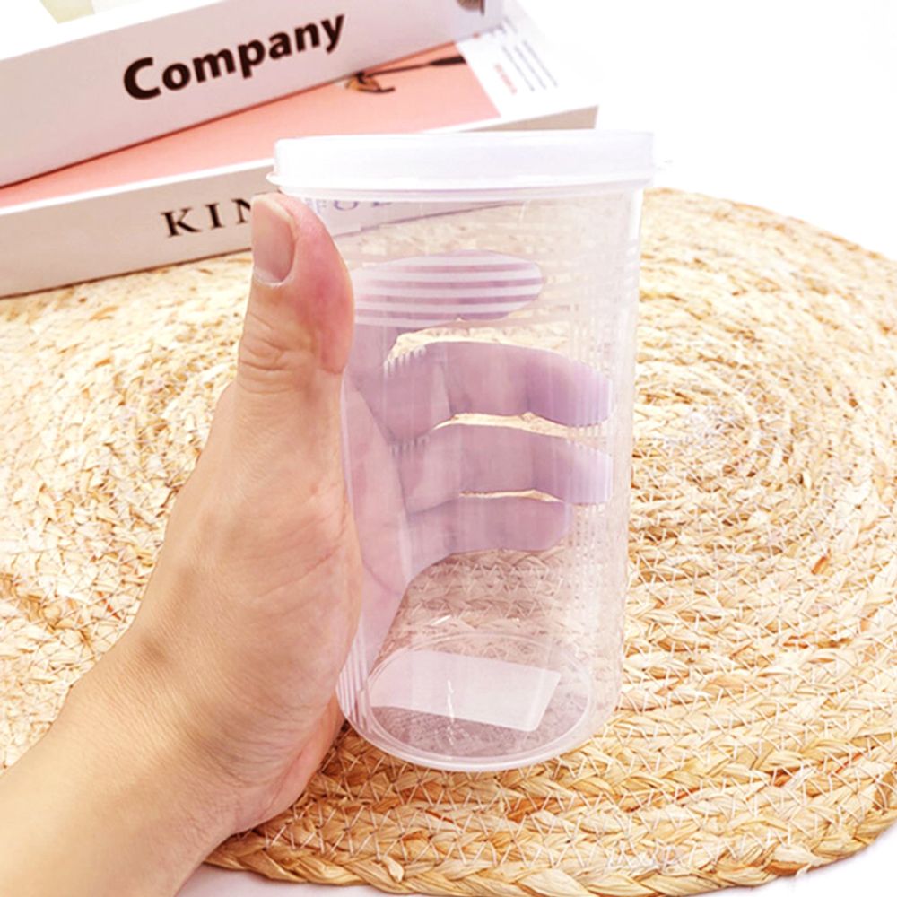 냉장 540ml 반투명 밀폐 플라스틱용기 보관통 - 상품 이미지