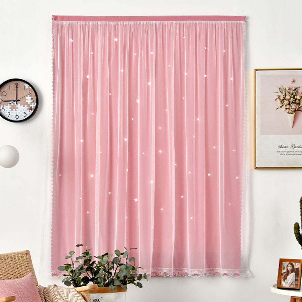 원룸커튼 암막커튼 붙이는 스타펀칭 창문형암