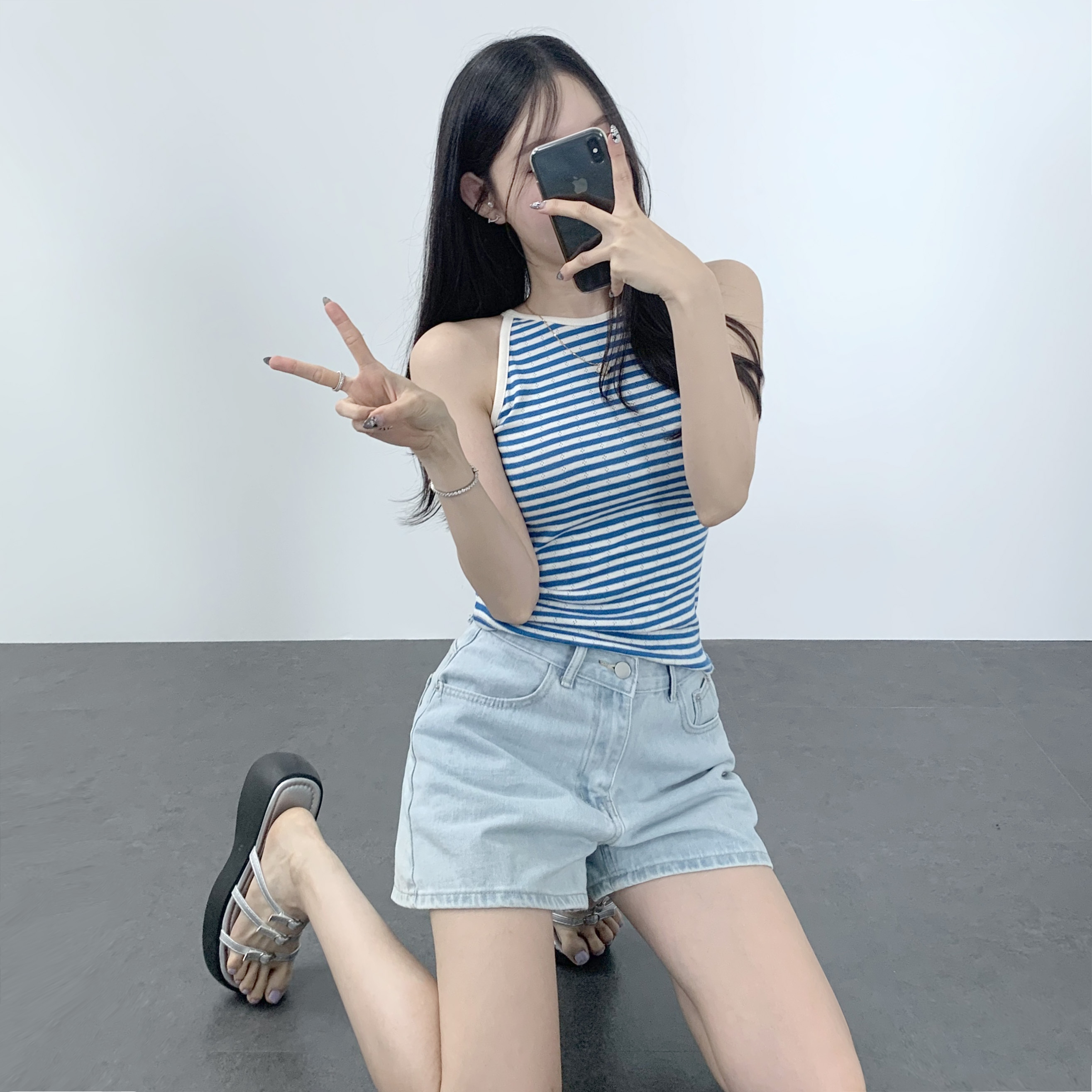 홀터넥나시 탱크탑 레이어드나시 이미지 7