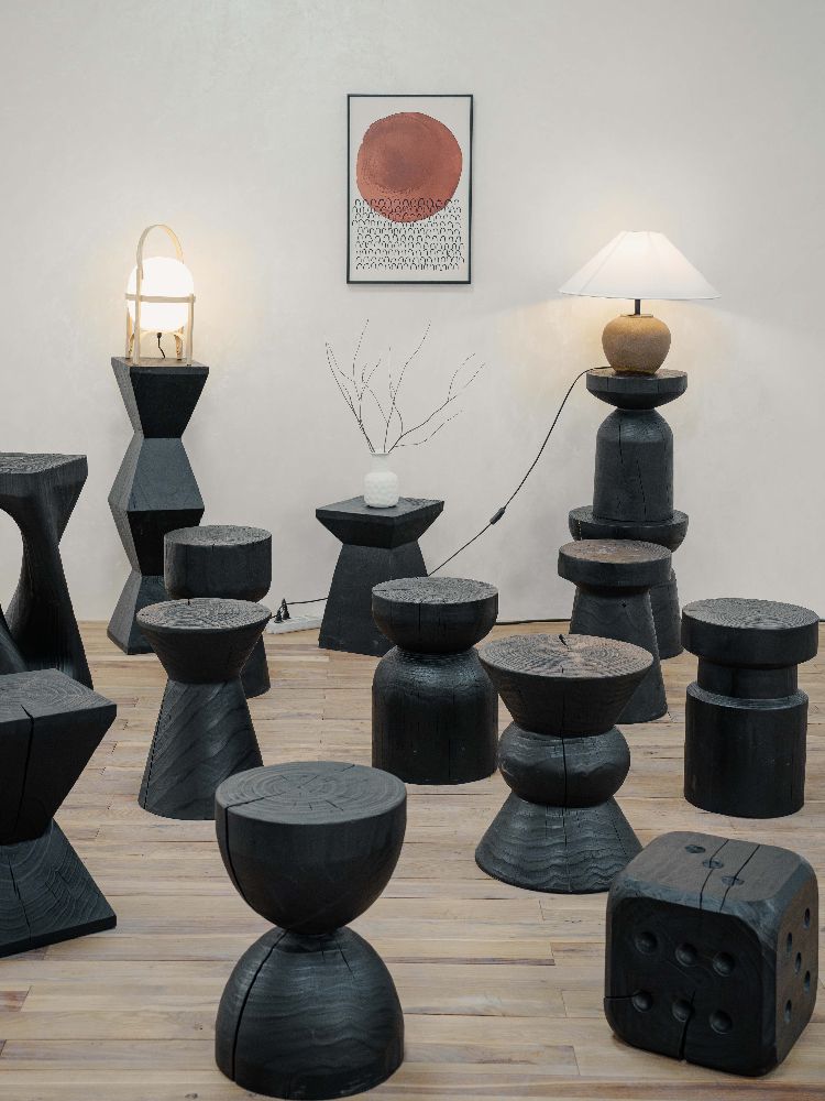 우드 스툴 매장 협탁 디스플레이 촬영소품 26 모델 20 x 20 x 20cm 이미지 6