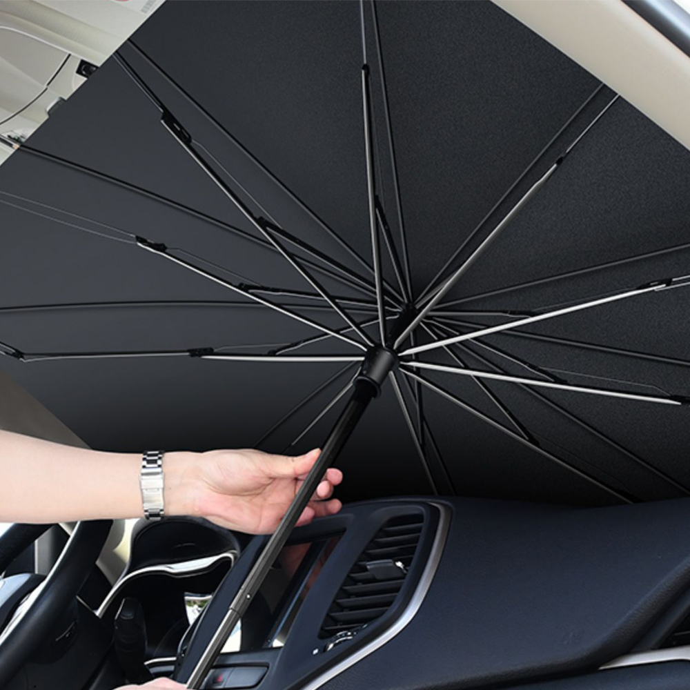 운전석 차량 햇빛가리개 썬블록우산 자동차 차량용양산 앞유리 자외선 차단 차우산 가림막