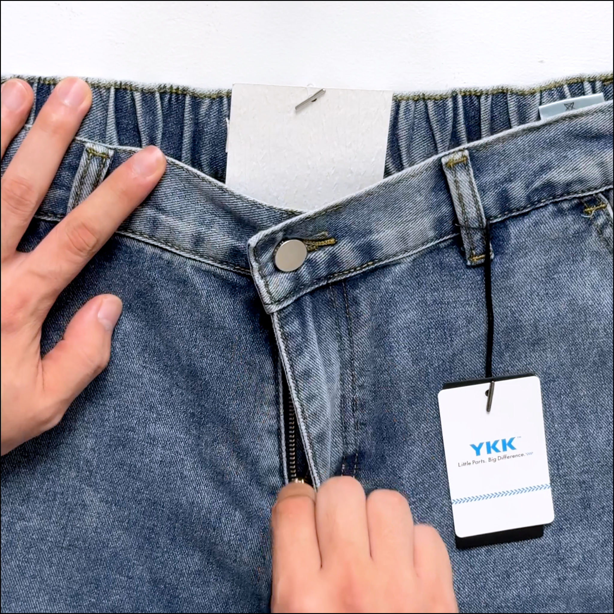 남자세미와이드청바지 남자기모청바지 세미와이드데님 이미지 8