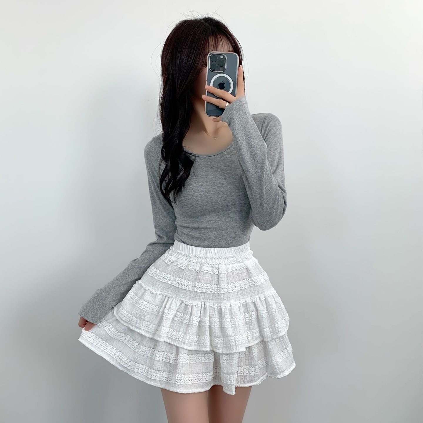 캉캉스커트 캉캉치마 도트스커트 - 상세 이미지 2