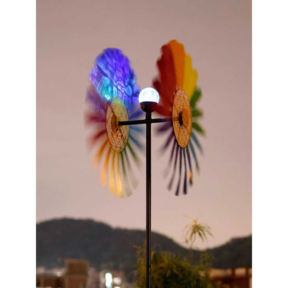 야외 해바라기 풍차 정원 철제 마당 발코니 장식품 - 상세 이미지 3