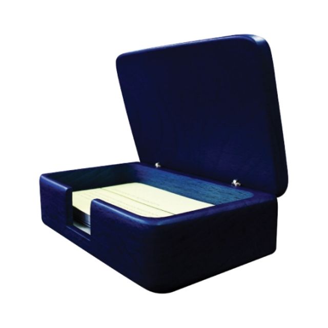 우드클럽 탁상용 명함통 1315HDL/111x73x39mm (1개) - 상품 이미지
