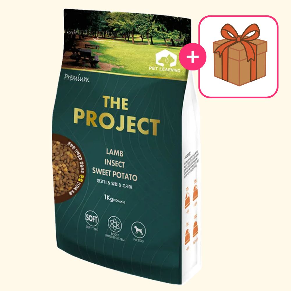 펫러닝 더 프로젝트 강아지 사료 양고기, 1kg, 1개