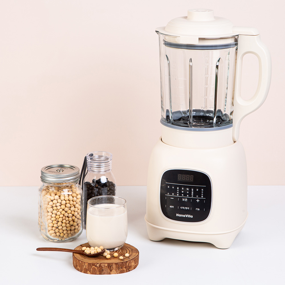 대용량 눌러붙지않는 간편세척 12중칼날 보온 두유제조기 1.75L