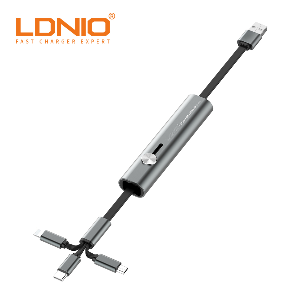 LDNIO LC99 3in1 USB 멀티 고속 충전 스틱 케이블 휴대용 30CM - 상세 이미지 3