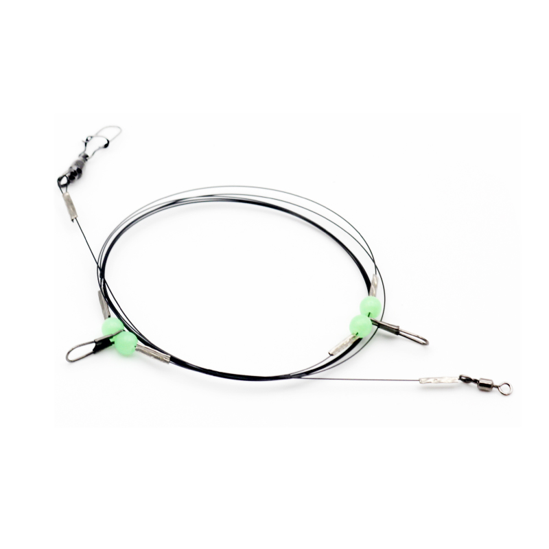 마리수 이카메탈채비 한치 낚시 채비 티탄 와이어 3단 2개 - 상세 이미지 2