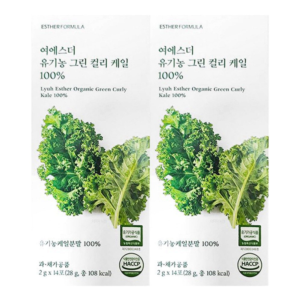 에스더포뮬러 유기농 컬리 케일 가루 파우더 여에스터 14포X2개 - 상세 이미지 5