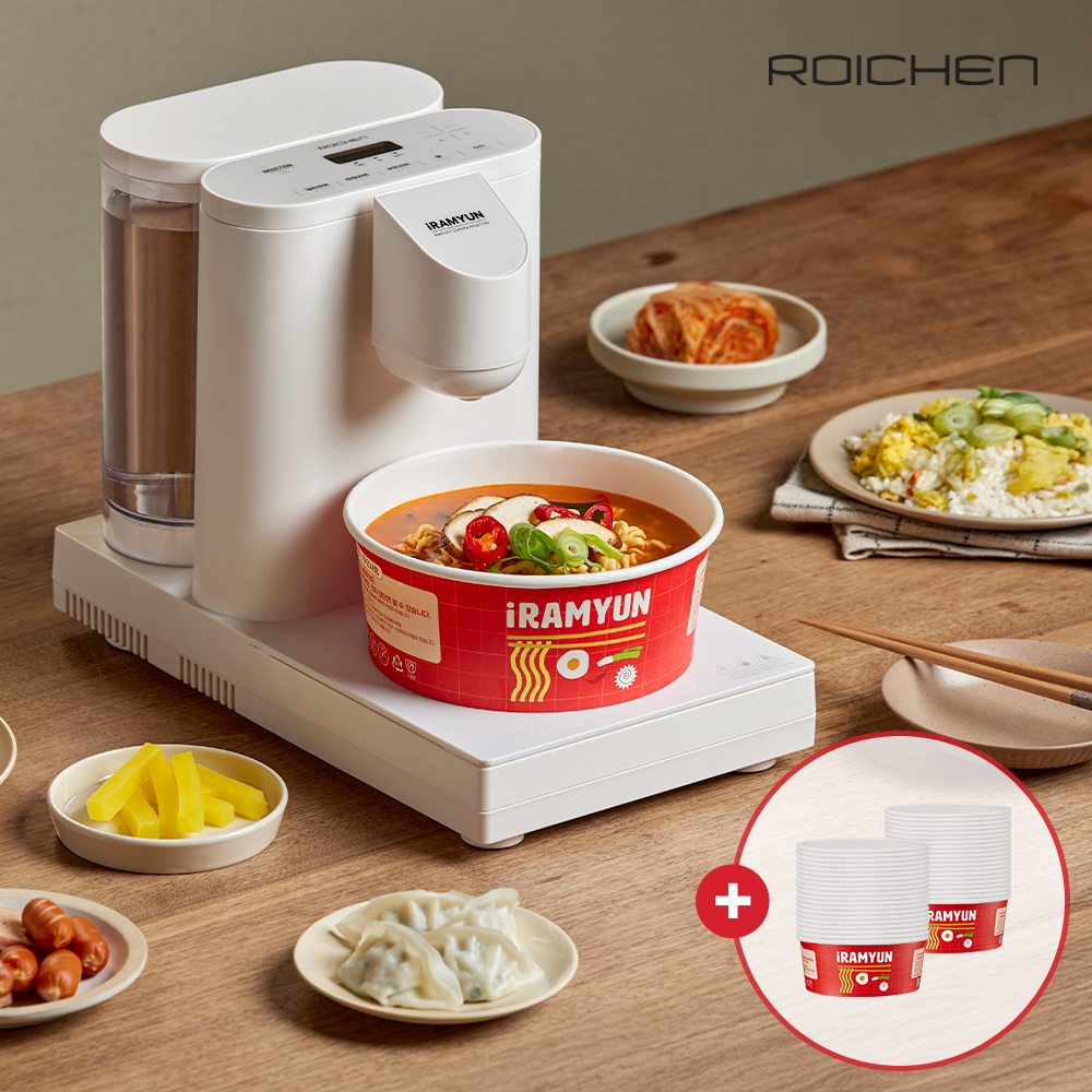 이수지의 로이첸 라면조리기 한강라면기계 전용용기40개세트