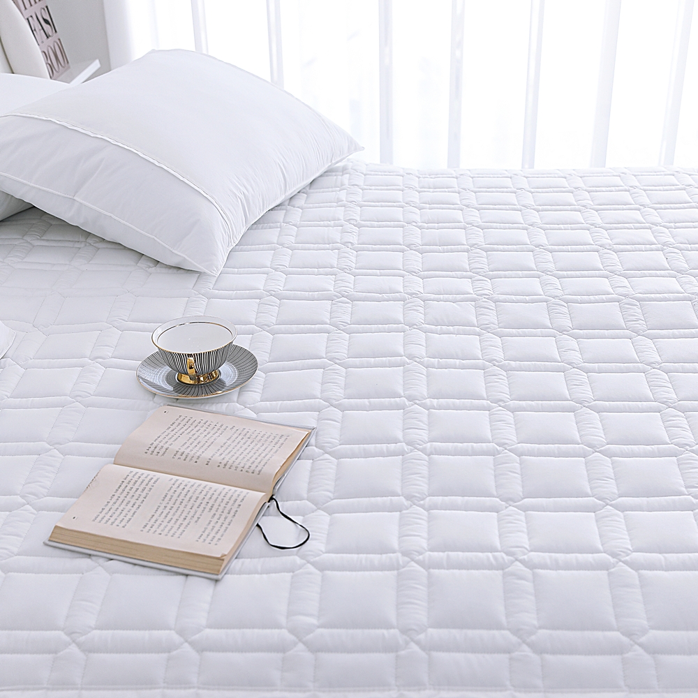 나라데코 부드러운 고밀도 순면 먼지없는 사계절 밴딩 침대패드 SS