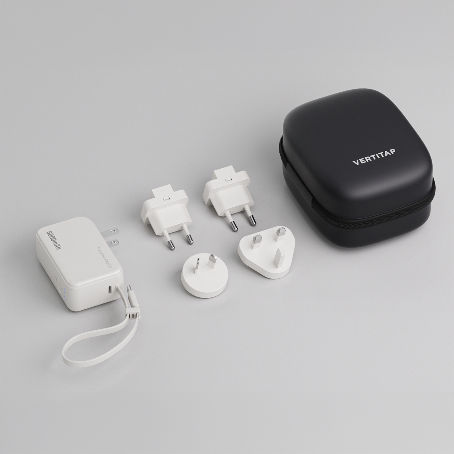 버티탭 트레블러 프로 30W 멀티 어댑터 보조배터리 해외 여행용 멀티탭 usb 전기 콘센트