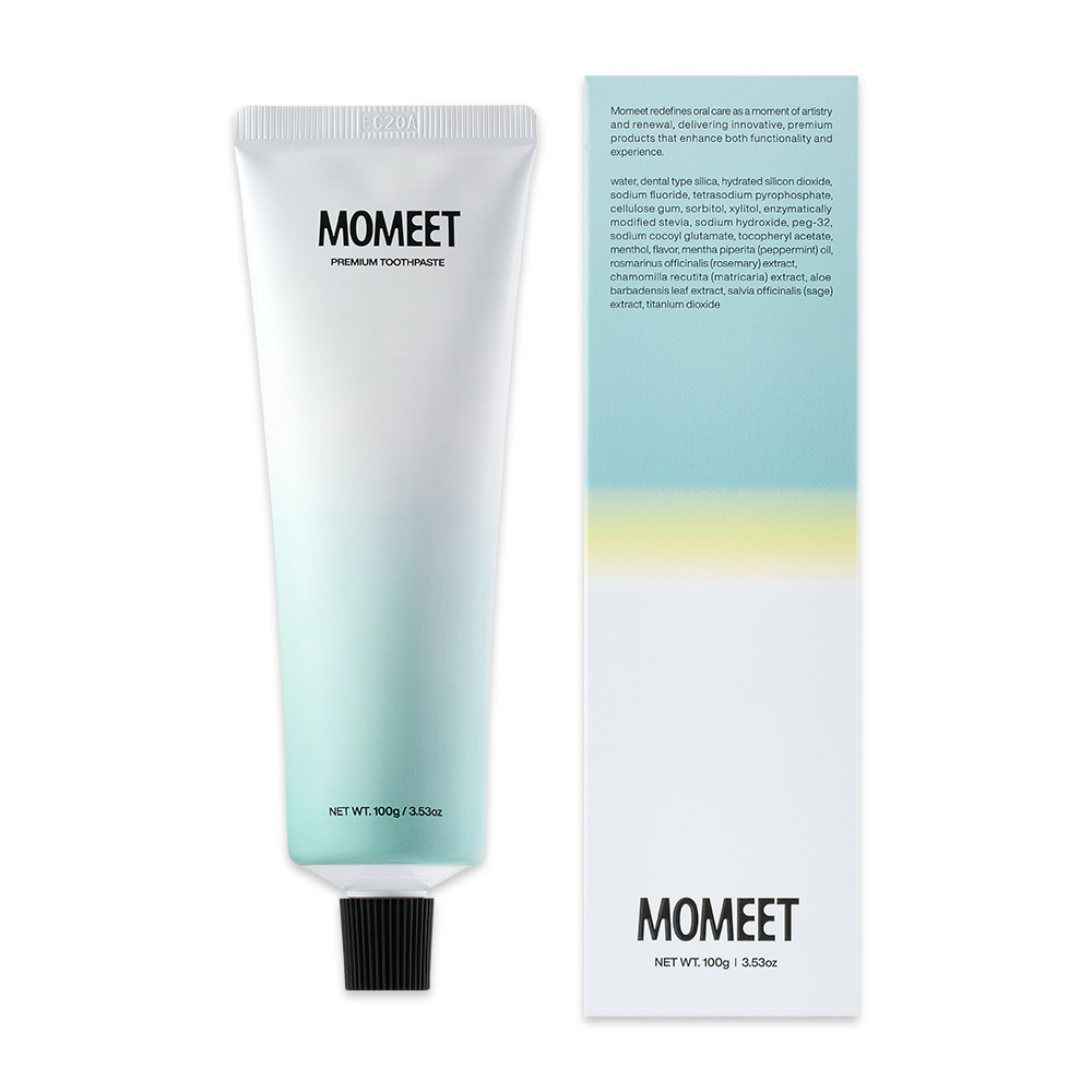 모밋 미백 치약 화이트닝 불소 천연 계면활성제 100g, 1개 - 상세 이미지 2