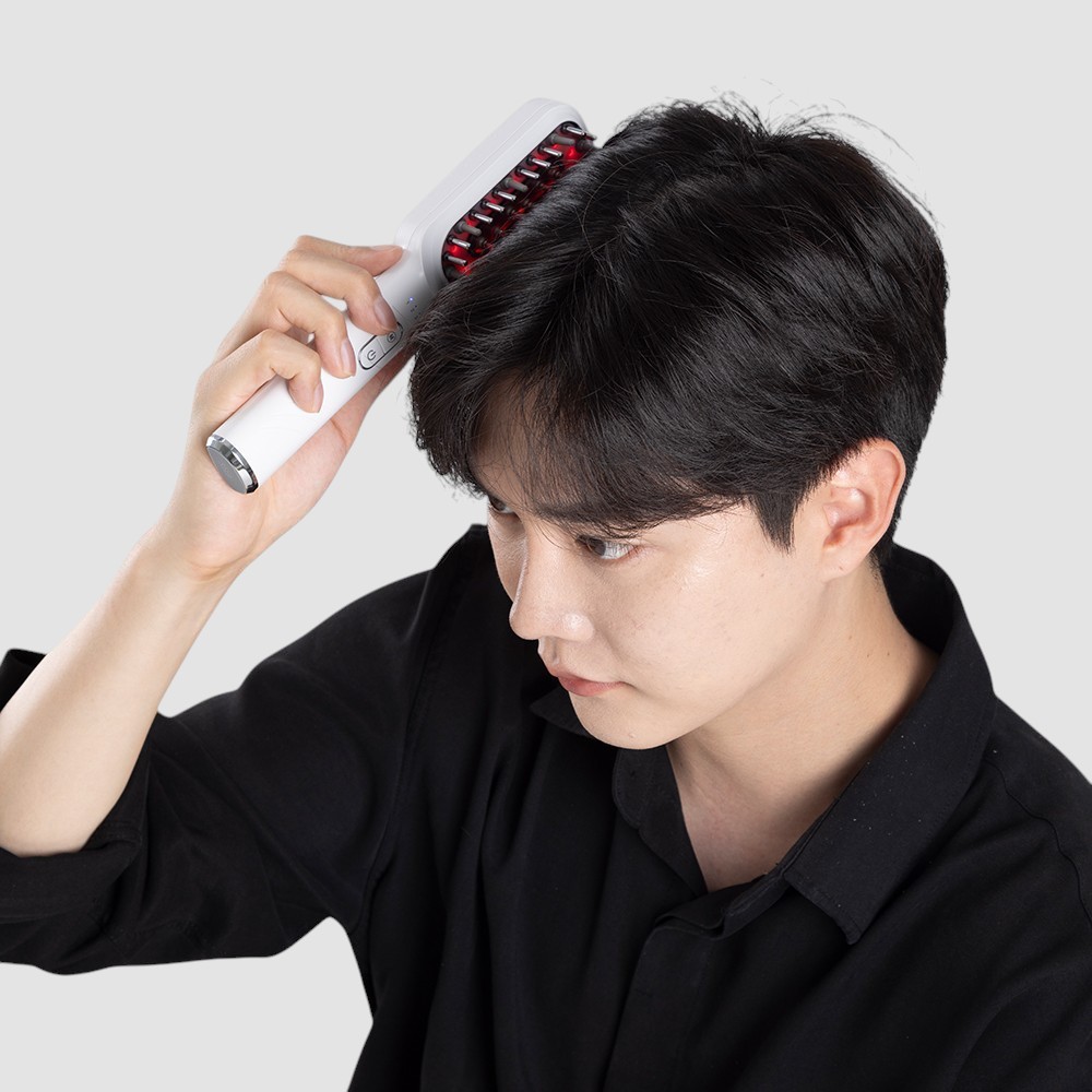 펄케어 헤어 갈바닉 모발 케어 두피 마사지기 탈모 관리 헤어 앰플 탈모 용액 도포기 - 상세 이미지 3