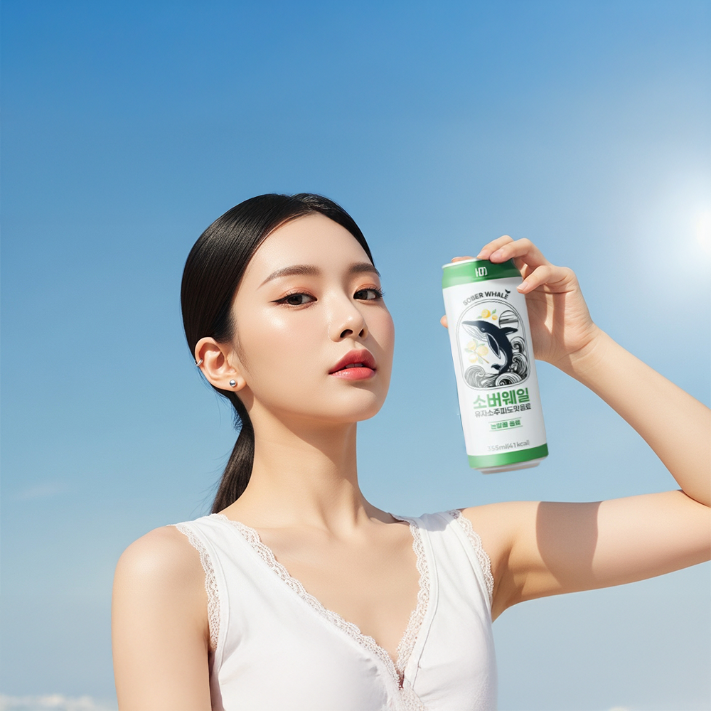 하이드로오아시스 논알콜 소주 소버웨일 하이볼 칵테일 저칼로리 이미지 6