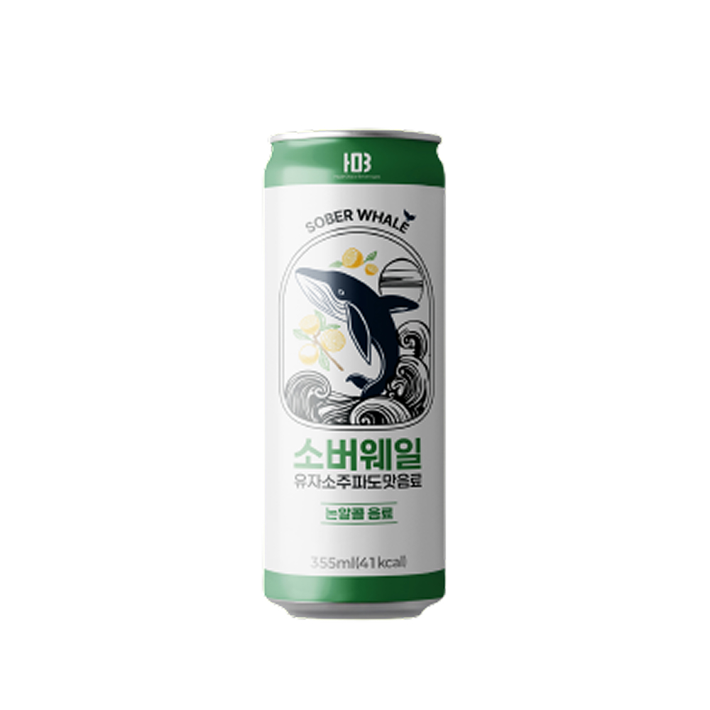 하이드로오아시스 논알콜 소주 소버웨일 하이볼 칵테일 저칼로리 - 상세 이미지 4
