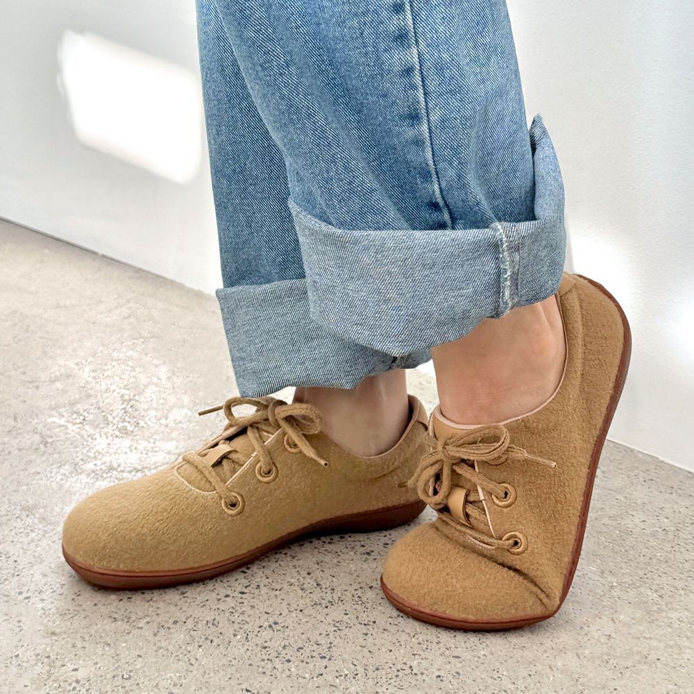 [반품 불가] KSNS 플렉시워커스 울 100% 카멜  - KSNS의학이론용 맨발걷기효과