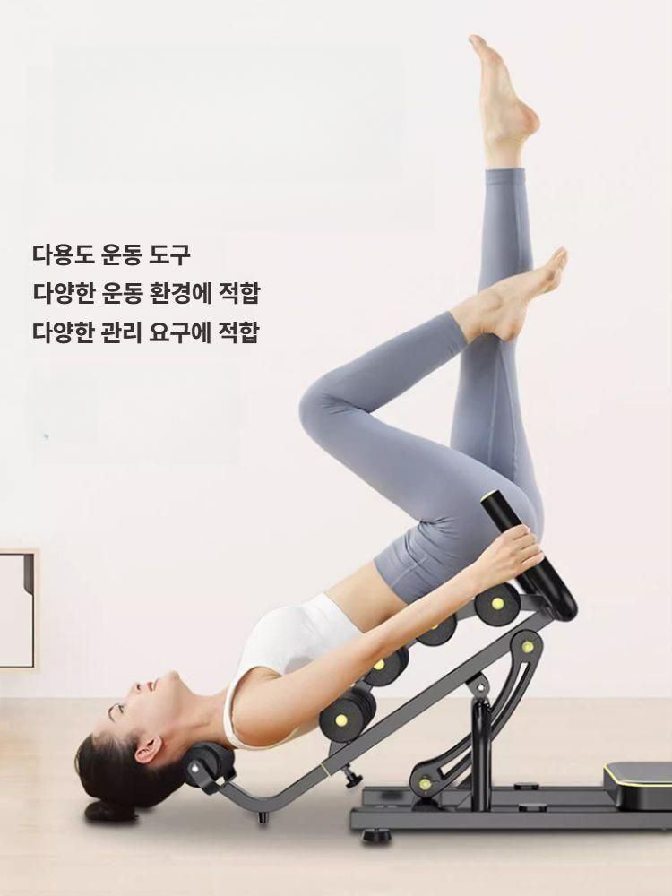 필라테스 허리운동기구 척추 요추 견인 스트레칭 보조기구 다기능 허리 스트레칭기 - 상세 이미지 3