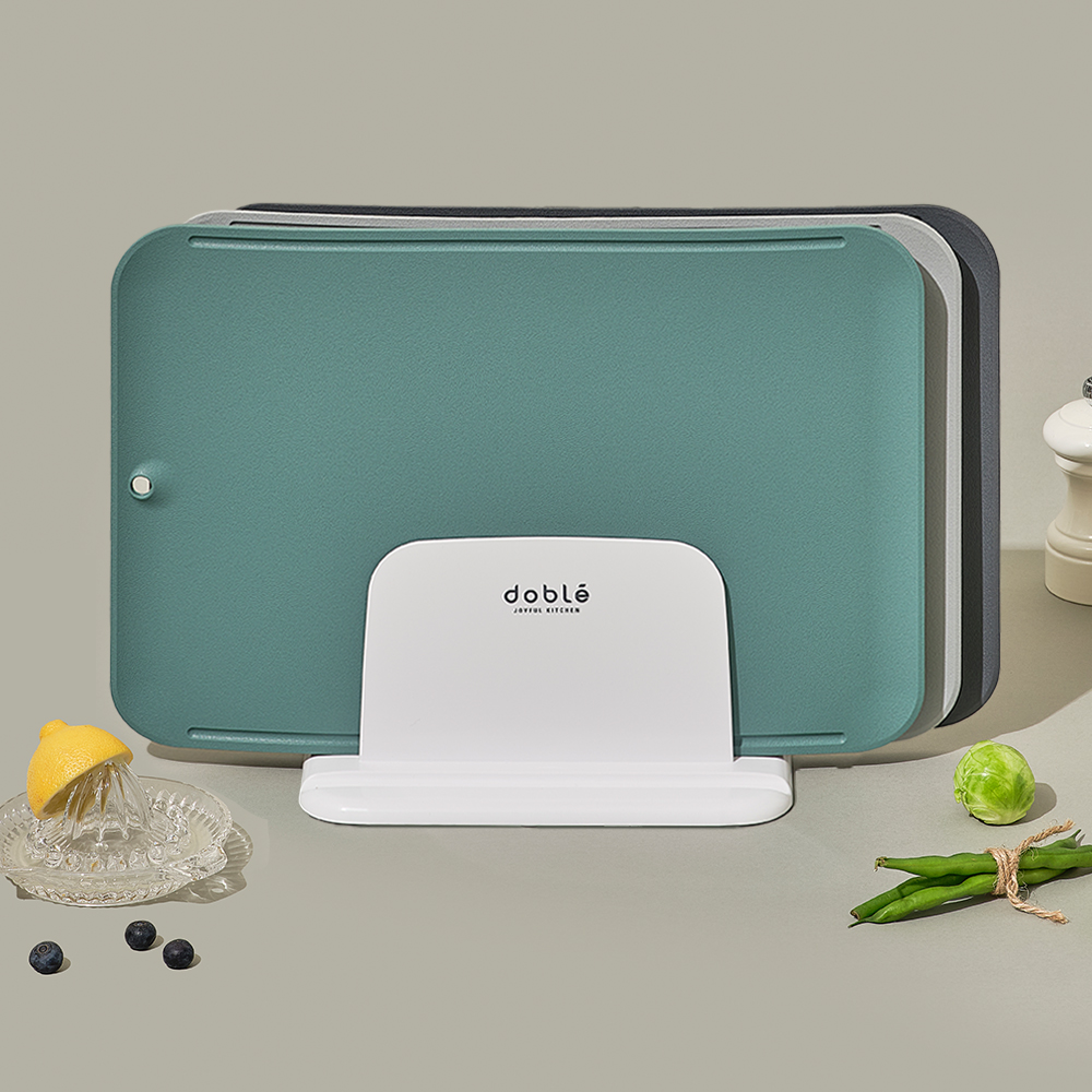 도블레 이유식도마 TPU 캠핑 시그니처 주방 항균 도마세트