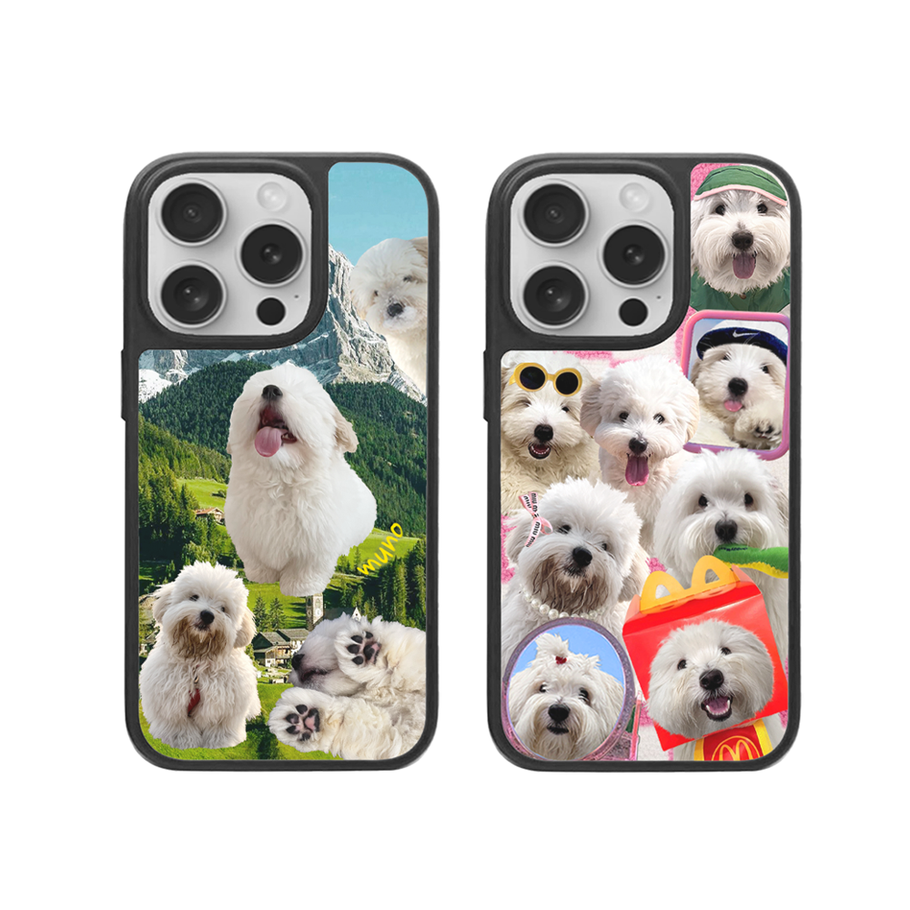 맥세이프 강아지 주문 제작 커스텀 아이폰 15 프로 케이스