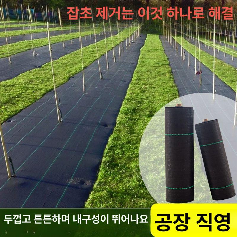 제초매트 농자재 방초망 노화방지 잡초방지 잔디 두꺼운 50g 0.7mx200m - 상세 이미지 2