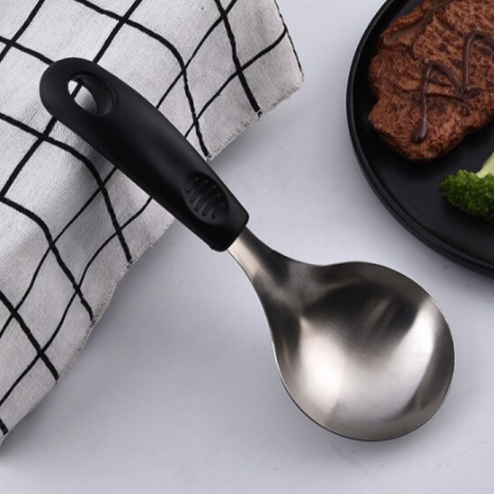 스텐 미니국자 앞접시 먹방 서빙국자 작은 만두 소스스푼 - 상품 이미지
