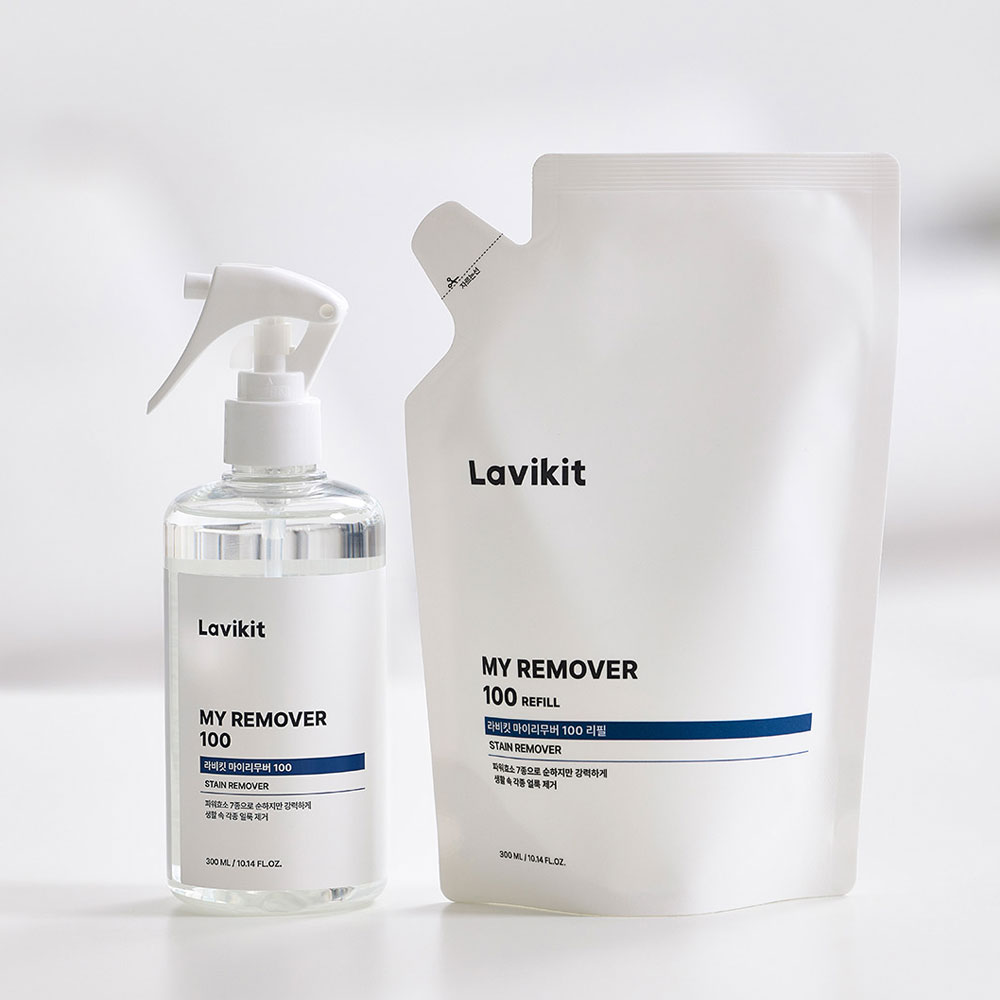 라비킷 마이리무버 본품 300ml 1개 + 리필팩 300ml 1개 얼룩 찌든때 제거제