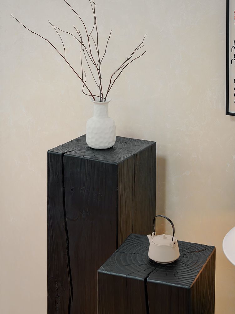 우드 스툴 매장 협탁 디스플레이 촬영소품 26 모델 20 x 20 x 20cm - 상세 이미지 4