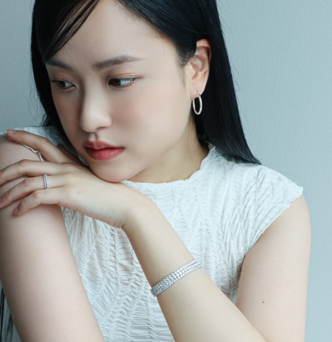 실버 모이사나이트 테니스팔찌 3mm 1부 이미지 6