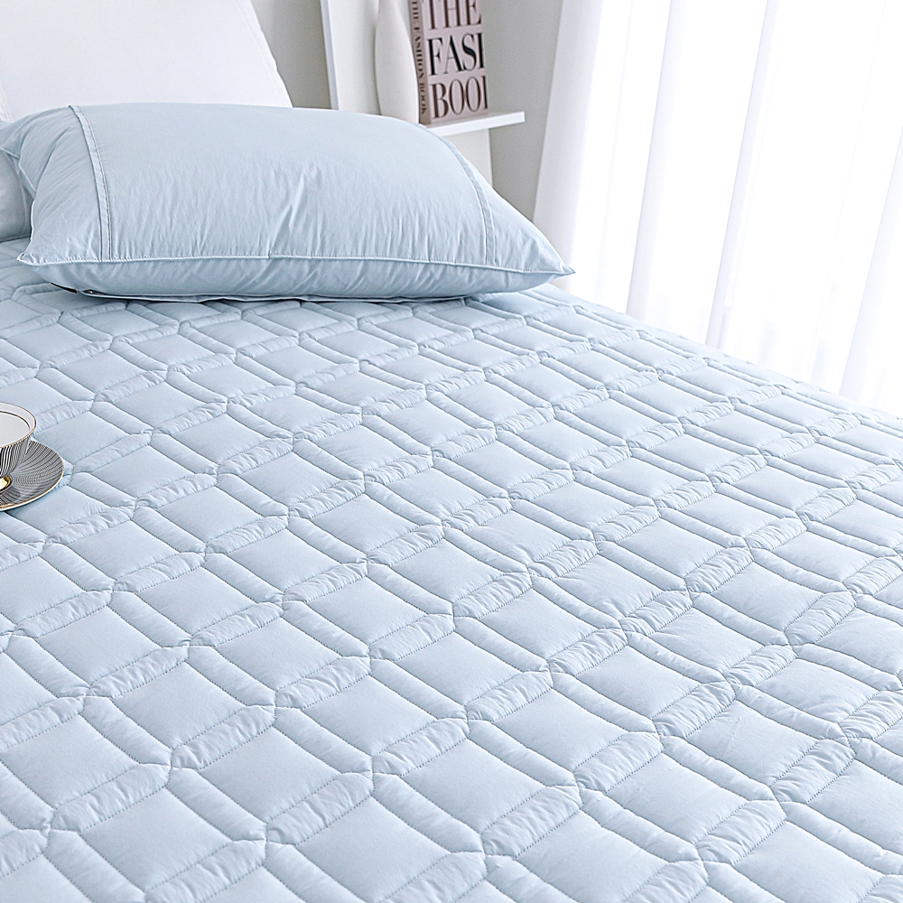 나라데코 부드러운 고밀도 순면 먼지없는 사계절 밴딩 침대패드 SS