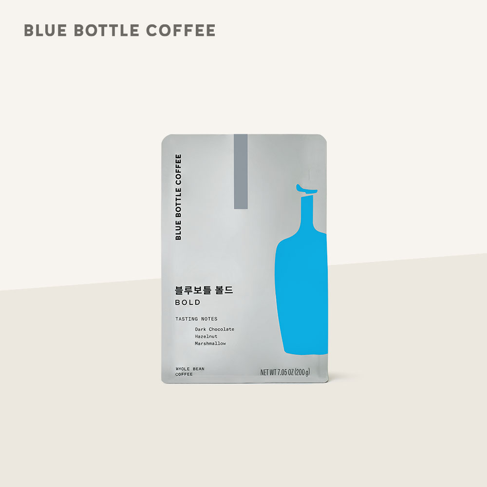 [공식] 블루보틀 커피 블렌드 볼드 홀빈 원두 200g Blue Bottle Coffee Blend Bold - 상품 이미지