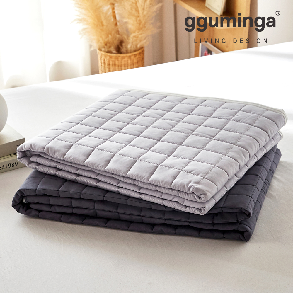 전기장판 지퍼형 커버 전기매트 온수매트 전기요 커버 1인용 2인용 그레이 MS