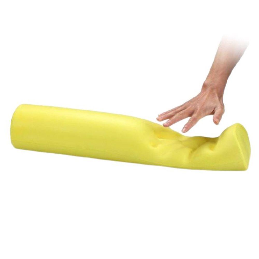 롱쿠션 바디필로우 라텍스 베개 원둥형 쿠션 긴 둥근 짙은 감색 (8cm) - 상세 이미지 2